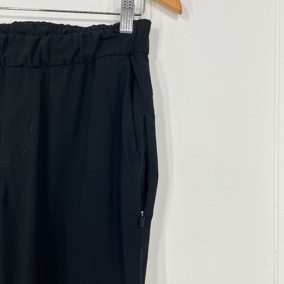 Vuori Miles Ankle Pant Mid Rise Stretch Knit Active Athleisure Size Small Black - Picture 6 of 16